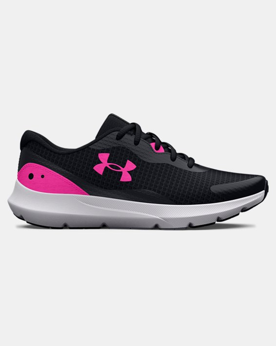 Women's UA Surge 3 Running Shoes, Black, pdpMainDesktop image number 0